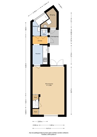 Floorplan - Polstraat 7, 3752 CA Bunschoten-Spakenburg